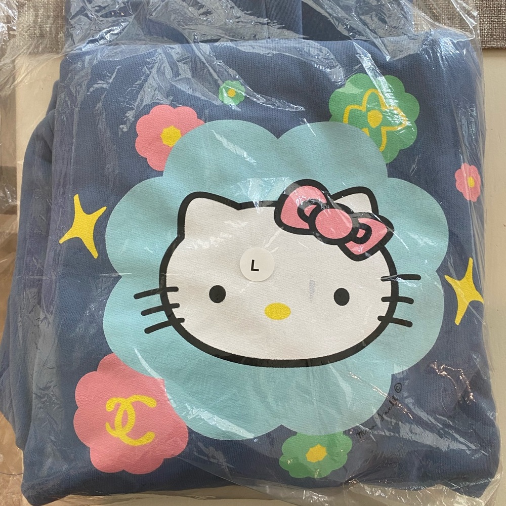 y2k mega yacht hello kitty hoodie